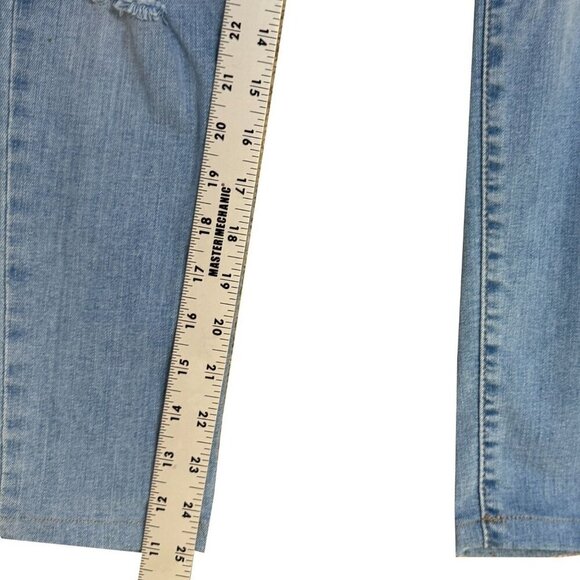 Levi's 720 High Rise Super Skinny Distressed Stretch Denim Womens 26 Roger That - Picture 9 of 11